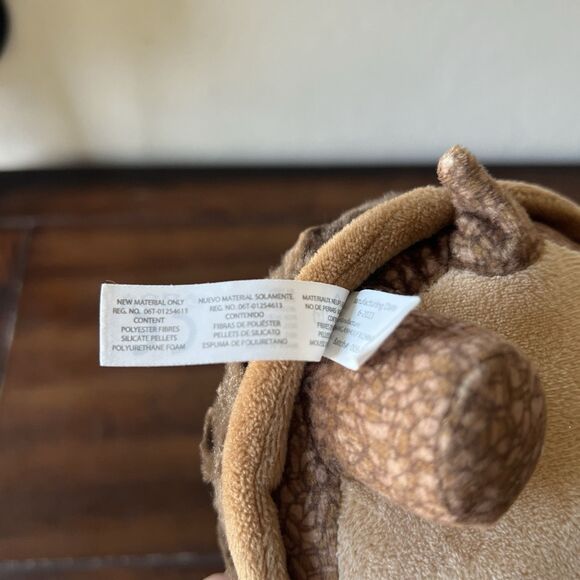 The Petting Zoo Brown Turtle Tortoise 8" Soft Shell Stuffed Plush - Picture 8 of 10